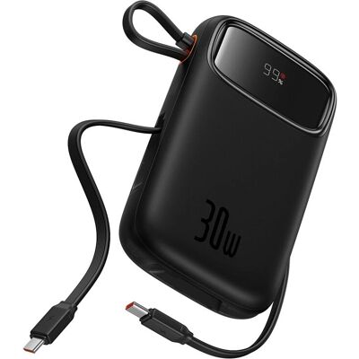 Power Bank Baseus QPow 2 - 20000mAh, Charge rapide, Noir Power Bank Baseus QPow 2 - 20000mAh, Charge rapide, Noir