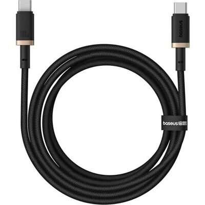 Baseus Dura Tipo C a Tipo C - Cable de carga rápida 100 W Baseus Dura Tipo C a Tipo C - Cable de carga rápida 100 W