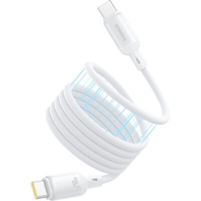 USB kabel Baseus Picogo - 1m, Bílá, Rychlé nabíjení USB kabel Baseus Picogo - 1m, Bílá, Rychlé nabíjení