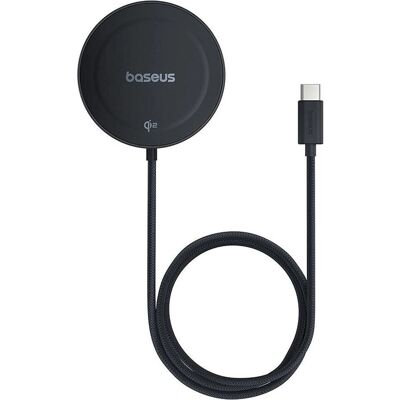 Baseus Mini4 Bezdrátové Magnetické Nabíječka - 15W - Černá Baseus Mini4 Bezdrátové Magnetické Nabíječka - 15W - Černá