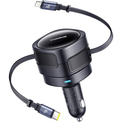 Baseus 60W USB Type-C Autolader - Snel laden Baseus 60W USB Type-C Autolader - Snel laden