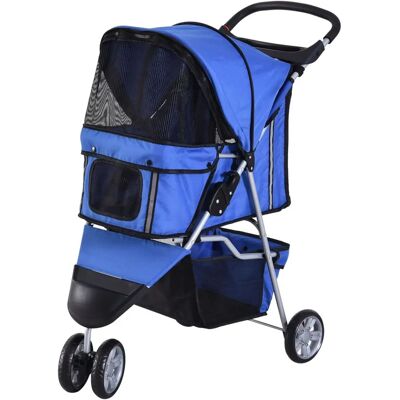 PawHut - Hundeanhänger - 45x97x75 cm - blau - Pet Trailer PawHut - Hundeanhänger - 45x97x75 cm - blau - Pet Trailer