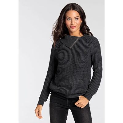 LAURA SCOTT Modell 40 Glitzer-Detail Pullover - Pullover LAURA SCOTT Modell 40 Glitzer-Detail Pullover - Pullover