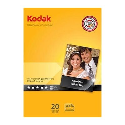 Kodak Ultra Premium A4 Weiß Hochglanz - Fotopapier Kodak Ultra Premium A4 Weiß Hochglanz - Fotopapier
