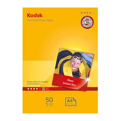 Kodak A4 Photo Paper - 50 Sheets - Glossy Finish Kodak A4 Photo Paper - 50 Sheets - Glossy Finish