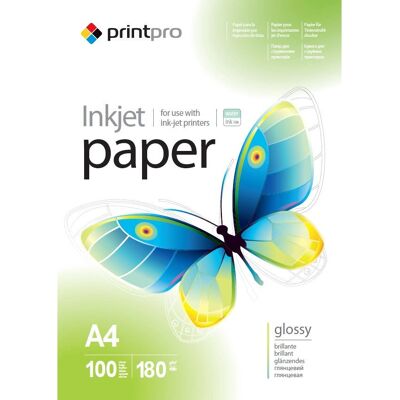 Papier photo brillant ColorWay PGE180100A4 - A4 - Publicité Papier photo brillant ColorWay PGE180100A4 - A4 - Publicité