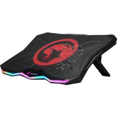 Marvo FN-40 Laptop-Kühlerunterlage - 17" Schwarz/Rot Marvo FN-40 Laptop-Kühlerunterlage - 17" Schwarz/Rot