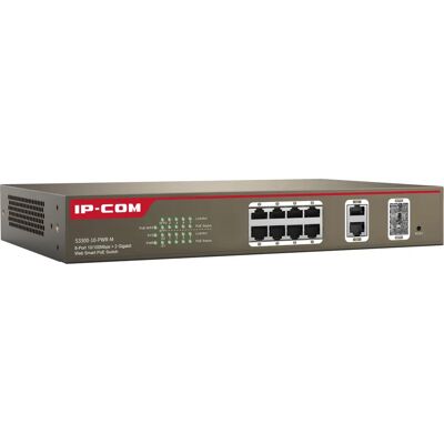Switch IP-COM S3300-10-PWR-M - Administrado Layer 2, 8 Puertos, PoE Switch IP-COM S3300-10-PWR-M - Administrado Layer 2, 8 Puertos, PoE