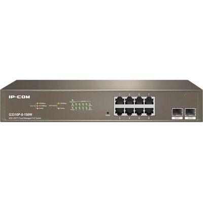 Switch Géré IP-COM G3310P-8-150W - Ethernet Gigabit PoE - 8 Ports - Publicité Switch Géré IP-COM G3310P-8-150W - Ethernet Gigabit PoE - 8 Ports - Publicité