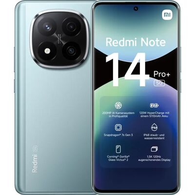 Xiaomi - Redmi Note 14 Pro+ - 8 GB RAM - 256 GB - telefono mobile Xiaomi - Redmi Note 14 Pro+ - 8 GB RAM - 256 GB - telefono mobile