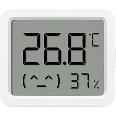 Vitt temperatur- och luftfuktighetssensor - Inomhusövervakning Vitt temperatur- och luftfuktighetssensor - Inomhusövervakning