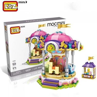 LOZ 1720 Mini Blocks Vergnügungspark Karussell Spielzeug - Bauset LOZ 1720 Mini Blocks Vergnügungspark Karussell Spielzeug - Bauset