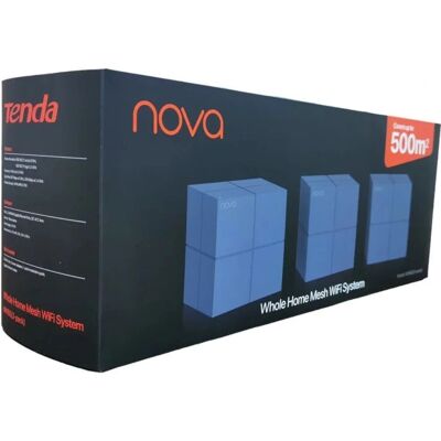 Sistema Wi-Fi en malla Tenda MW6S - Azul - Hasta 500 m² - AC1200 Sistema Wi-Fi en malla Tenda MW6S - Azul - Hasta 500 m² - AC1200