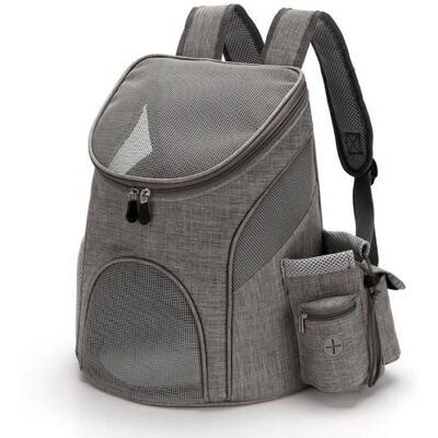 MTEVOTX - Cat Dog Transport Backpack - Gris - Pliable - Sac de transport pour animaux - Publicité MTEVOTX - Cat Dog Transport Backpack - Gris - Pliable - Sac de transport pour animaux - Publicité