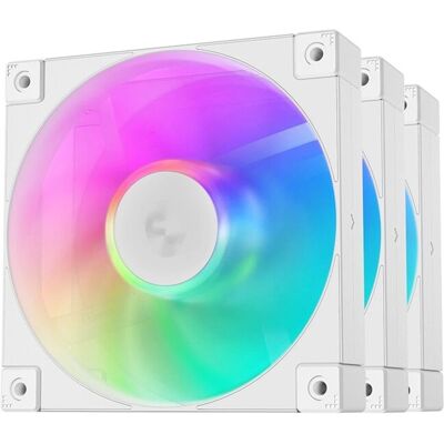 DeepCool FD12 120mm ARGB PC Fan - White DeepCool FD12 120mm ARGB PC Fan - White