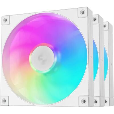 DeepCool FD14 ARGB 3-in-1 Tietokoneen kotelotuulettimen - 14cm Musta & Valkoinen DeepCool FD14 ARGB 3-in-1 Tietokoneen kotelotuulettimen - 14cm Musta & Valkoinen