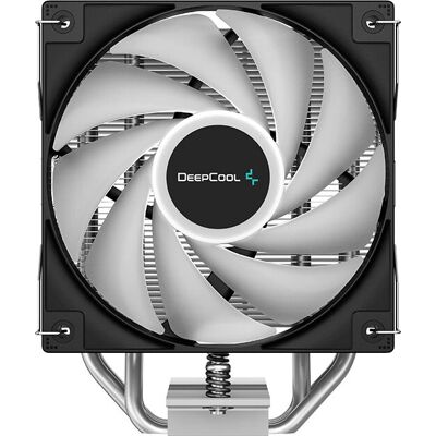 Cooler de aer pentru procesor DeepCool AG400 - Negru, 4 țevi de căldură, ventilator 120mm Cooler de aer pentru procesor DeepCool AG400 - Negru, 4 țevi de căldură, ventilator 120mm