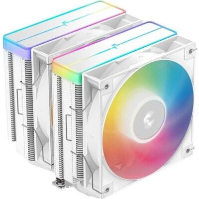 DEEPCOOL AG620 ARGB V2 - CPU-køler - Hvid - Dobbelt tårn design DEEPCOOL AG620 ARGB V2 - CPU-køler - Hvid - Dobbelt tårn design