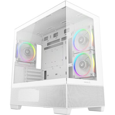 DeepCool CG380 3F Weiß Micro-ATX PC-Gehäuse mit ARGB-Lüftern DeepCool CG380 3F Weiß Micro-ATX PC-Gehäuse mit ARGB-Lüftern