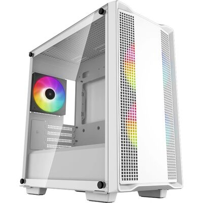 DeepCool CC360 Wit ARGB Midi Tower - Computer Behuizing DeepCool CC360 Wit ARGB Midi Tower - Computer Behuizing