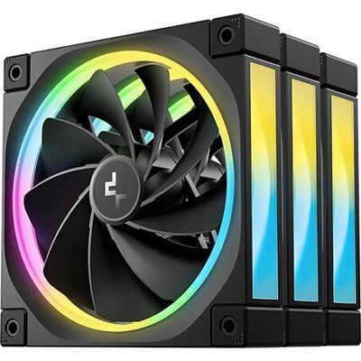 DeepCool - 3-pack Zwart Computer Ventilator DeepCool - 3-pack Zwart Computer Ventilator
