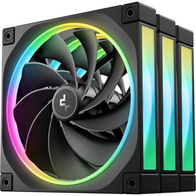 DeepCool FL14R 3-in-1 Computer Gehäuselüfter - Schwarz DeepCool FL14R 3-in-1 Computer Gehäuselüfter - Schwarz
