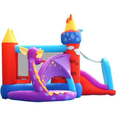 Nafukovací hrad HappyHop s tobogánem a koulí Nafukovací hrad HappyHop s tobogánem a koulí