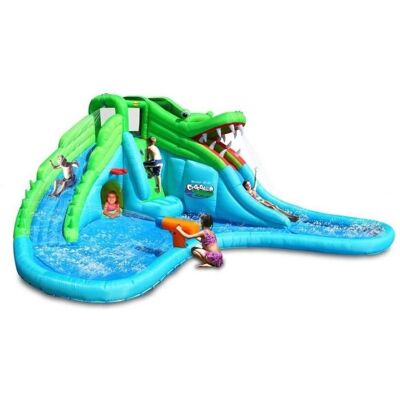 Castello gonfiabile coccodrillo di Happy Hop - Parco giochi gonfiabile Castello gonfiabile coccodrillo di Happy Hop - Parco giochi gonfiabile