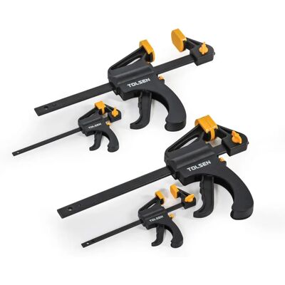 Zestaw 4 szybkiego zacisku - TOLSEN TOOLS Zestaw 4 szybkiego zacisku - TOLSEN TOOLS