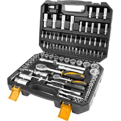 TOLSEN - Juego de Carraca 94 Piezas con Puntas y Extensiones TOLSEN - Juego de Carraca 94 Piezas con Puntas y Extensiones