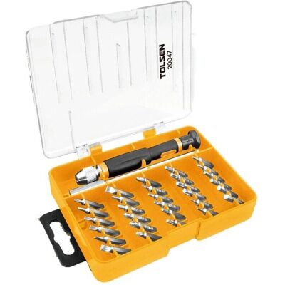 TOLSEN - 32PZ - Präzision - Einsätze - Schraubendreher-Set TOLSEN - 32PZ - Präzision - Einsätze - Schraubendreher-Set