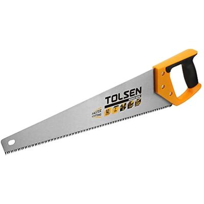 Seghetto TOLSEN - 50mm - Lama in Acciaio - Manico Ergonomico - Legno & Laminato Seghetto TOLSEN - 50mm - Lama in Acciaio - Manico Ergonomico - Legno & Laminato