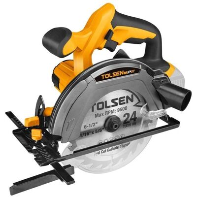 TOLSEN MP20V Kreissäge - Sanftanlauf, 20V, 165mm Blatt TOLSEN MP20V Kreissäge - Sanftanlauf, 20V, 165mm Blatt