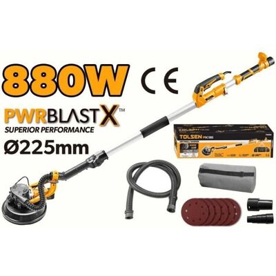 TOLSEN TOOLS Wand-Schleifer - 880W, 225mm Scheibe, Teleskop TOLSEN TOOLS Wand-Schleifer - 880W, 225mm Scheibe, Teleskop