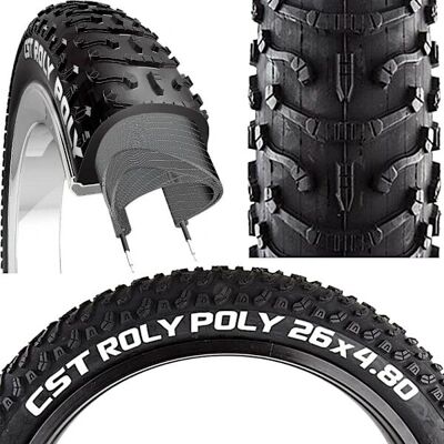 Neumático CST Roly Poly Fat Bike - 26x4.8 - Neumático para bicicleta Neumático CST Roly Poly Fat Bike - 26x4.8 - Neumático para bicicleta