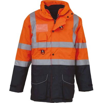 Yoko Hochsichtbare 7-in-1 Arbeitsjacke - Orange Yoko Hochsichtbare 7-in-1 Arbeitsjacke - Orange