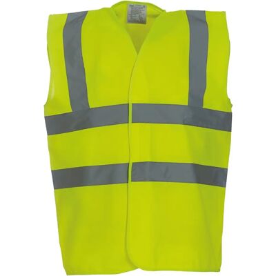 Yoko Højsynlighedsvest - M - Gul - Sikkerhedsudstyr Yoko Højsynlighedsvest - M - Gul - Sikkerhedsudstyr
