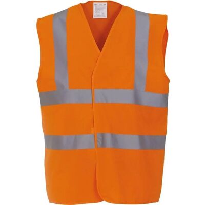 Yoko Højsynligheds Sikkerhedsvest - M - Orange Yoko Højsynligheds Sikkerhedsvest - M - Orange