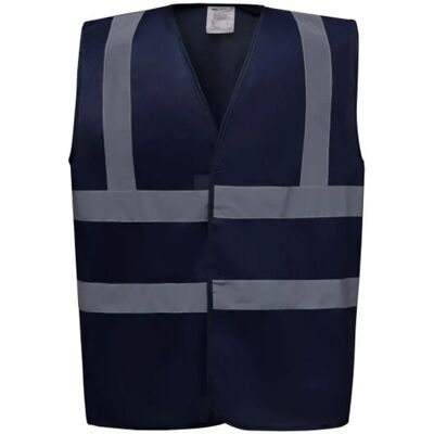 Yoko YHVW100 Marine Høj Synlighedsvest - Veste & Bodywarmers Yoko YHVW100 Marine Høj Synlighedsvest - Veste & Bodywarmers