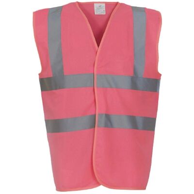 Yoko Rosa Høj Synlighed Sikkerhedsvest - S Yoko Rosa Høj Synlighed Sikkerhedsvest - S