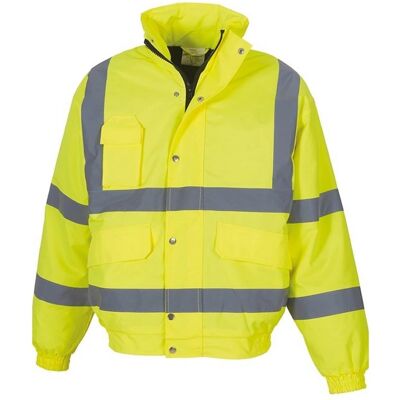 Yoko Hochsichtbare Arbeitsjacke - Gelb - EN ISO 20471 Yoko Hochsichtbare Arbeitsjacke - Gelb - EN ISO 20471