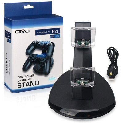 Cargador de mando PS4 OIVO - Carga rápida doble - Calidad OEM Cargador de mando PS4 OIVO - Carga rápida doble - Calidad OEM