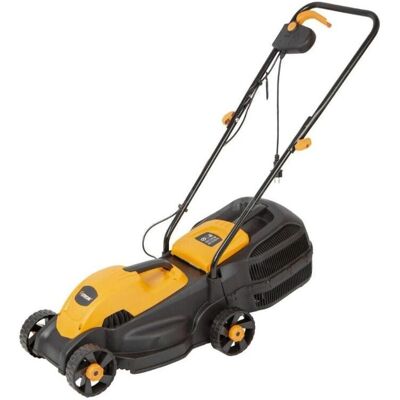 Hoteche Cortacésped Eléctrico 1200W - Manillar Ergonómico, Bolsa 30L - Cortacésped Hoteche Cortacésped Eléctrico 1200W - Manillar Ergonómico, Bolsa 30L - Cortacésped