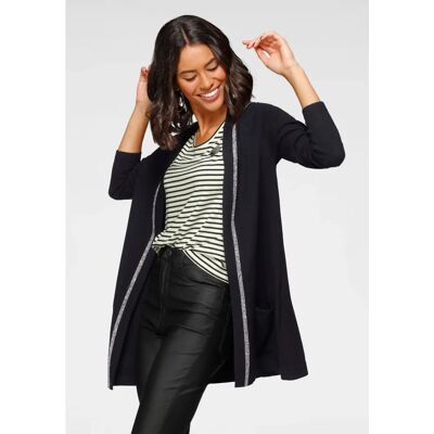 LAURA SCOTT Langer Viskose-Cardigan mit Kapuze - Cardigan LAURA SCOTT Langer Viskose-Cardigan mit Kapuze - Cardigan