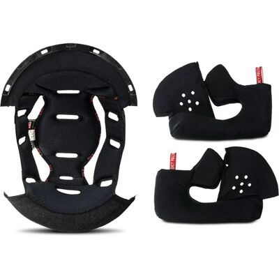 Forro interior LS2 Vector / Breaker - Negro Gris Forro interior LS2 Vector / Breaker - Negro Gris