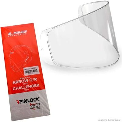 LS2 FF323/FF327 Helmvisier - Max Vision Pinlock - Transparent LS2 FF323/FF327 Helmvisier - Max Vision Pinlock - Transparent