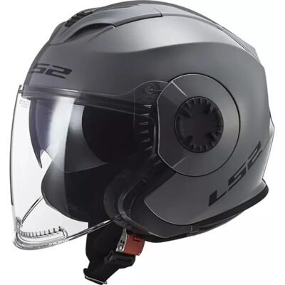 Casque LS2 Nardo Grey Verso - Visor Résistant aux UV Casque LS2 Nardo Grey Verso - Visor Résistant aux UV