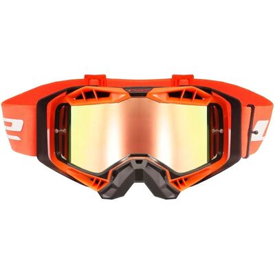 LS2 Aura Pro Motorradschutzbrille - Orange - Hochwertig LS2 Aura Pro Motorradschutzbrille - Orange - Hochwertig