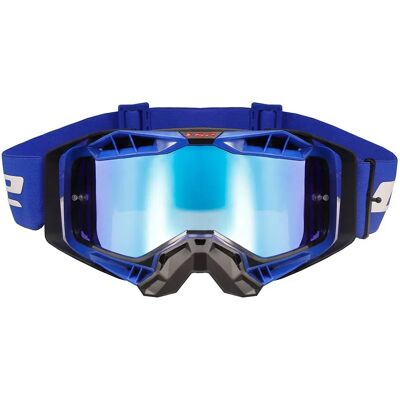 LS2 Aura Pro Motocrossbrille - Blau, Iridium-Glas, 360° Belüftung LS2 Aura Pro Motocrossbrille - Blau, Iridium-Glas, 360° Belüftung