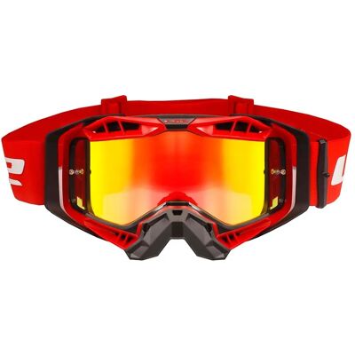 LS2 Aura Pro Motocrossbrille - Irisierende Linse, Max. Belüftung LS2 Aura Pro Motocrossbrille - Irisierende Linse, Max. Belüftung